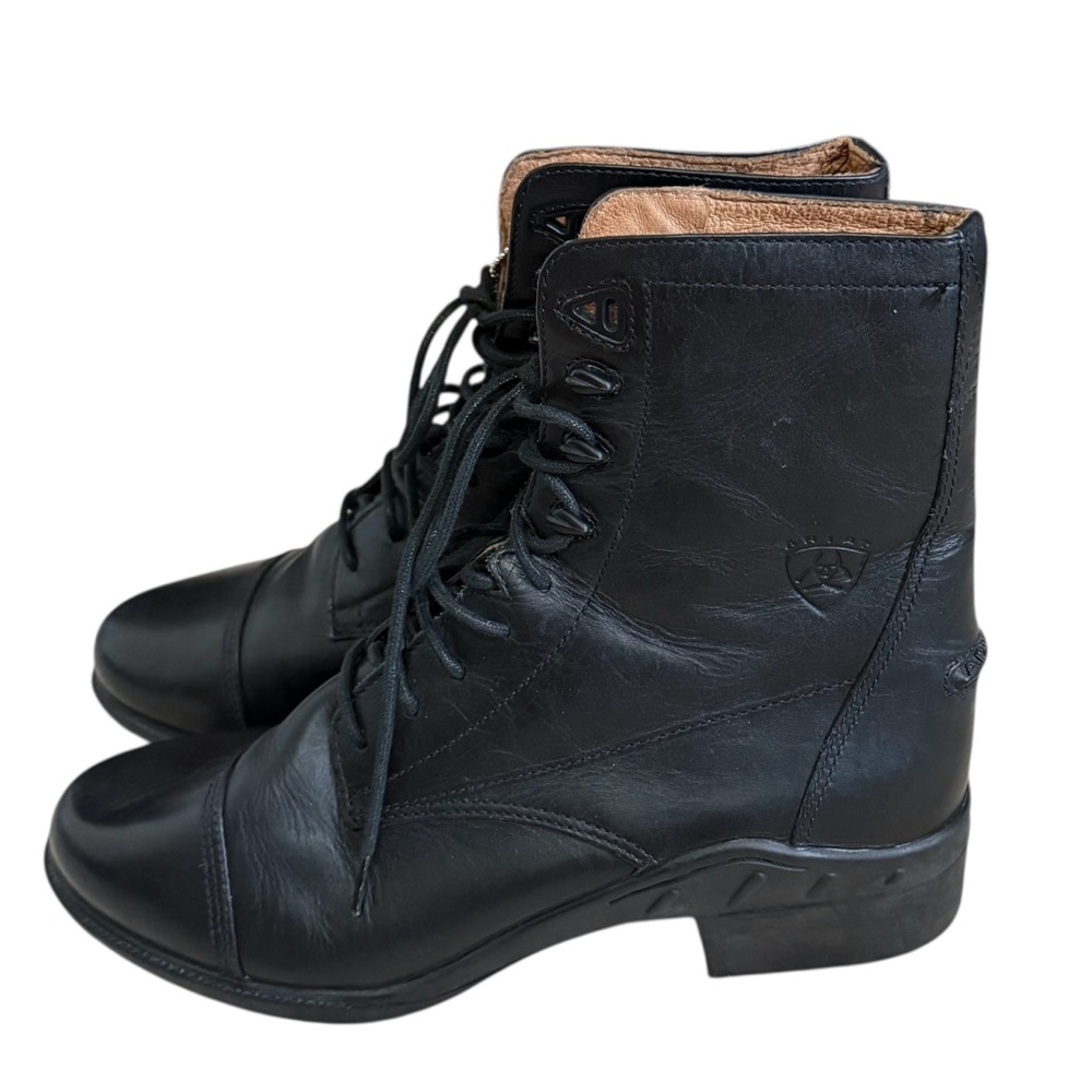 Ariat Leather Lace up Boots Size 9.5 - Picture 2 of 11